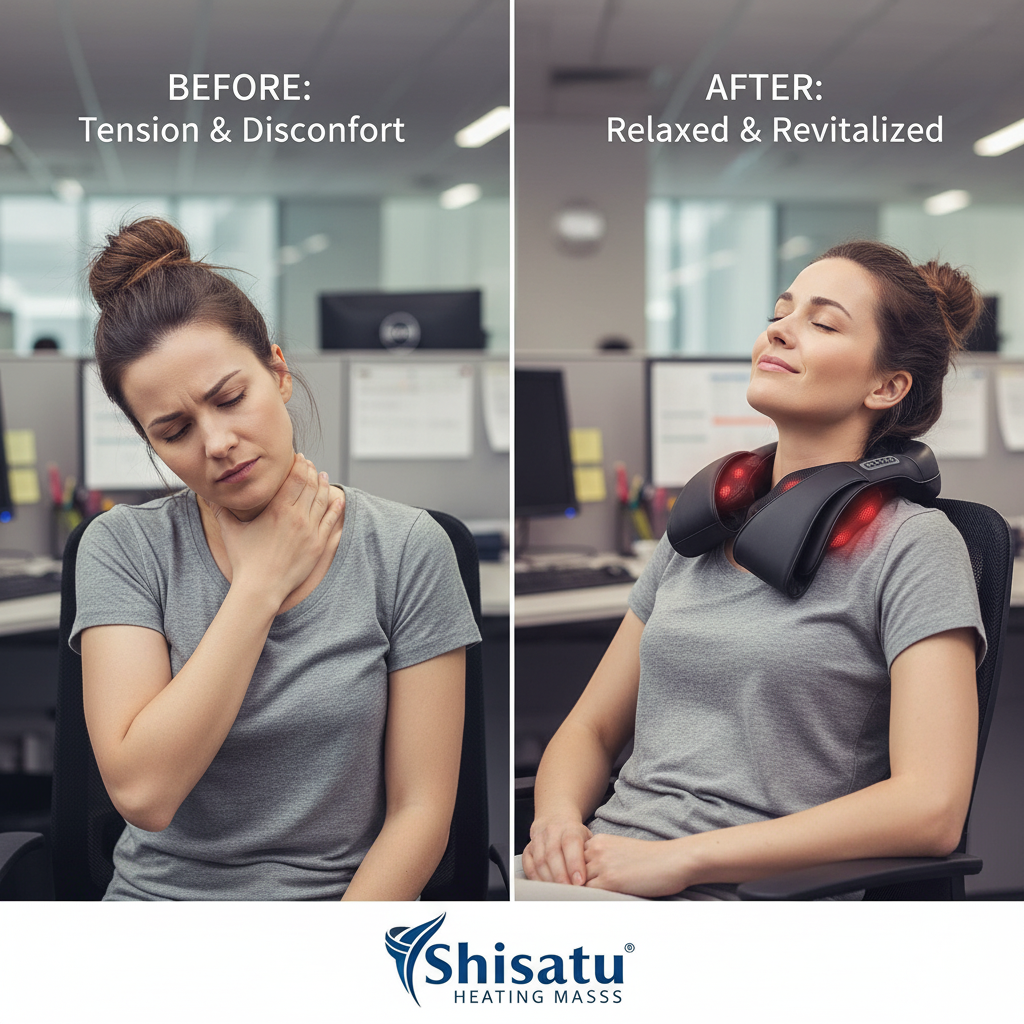 Massage Shiatsu Chauffant Cou Épaules