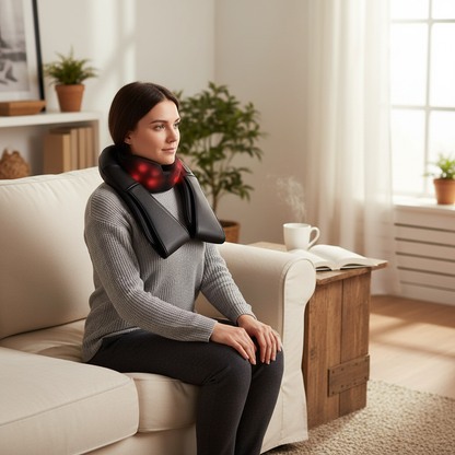 Massage Shiatsu Chauffant Cou Épaules